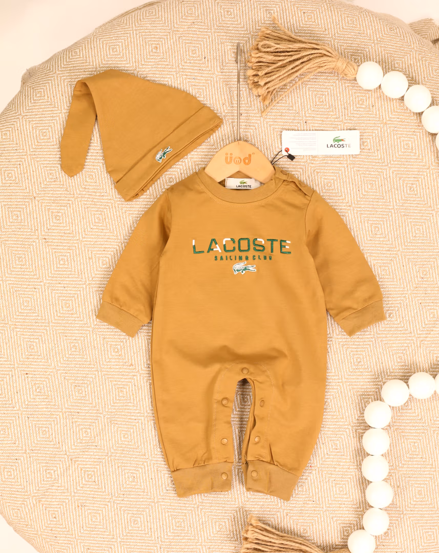 افرهول LACOSTE - Color بيج 