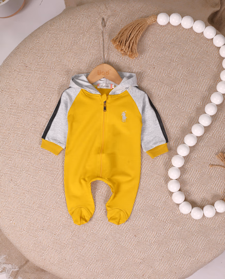 افرهول polo تطريز  - Color اصفر 