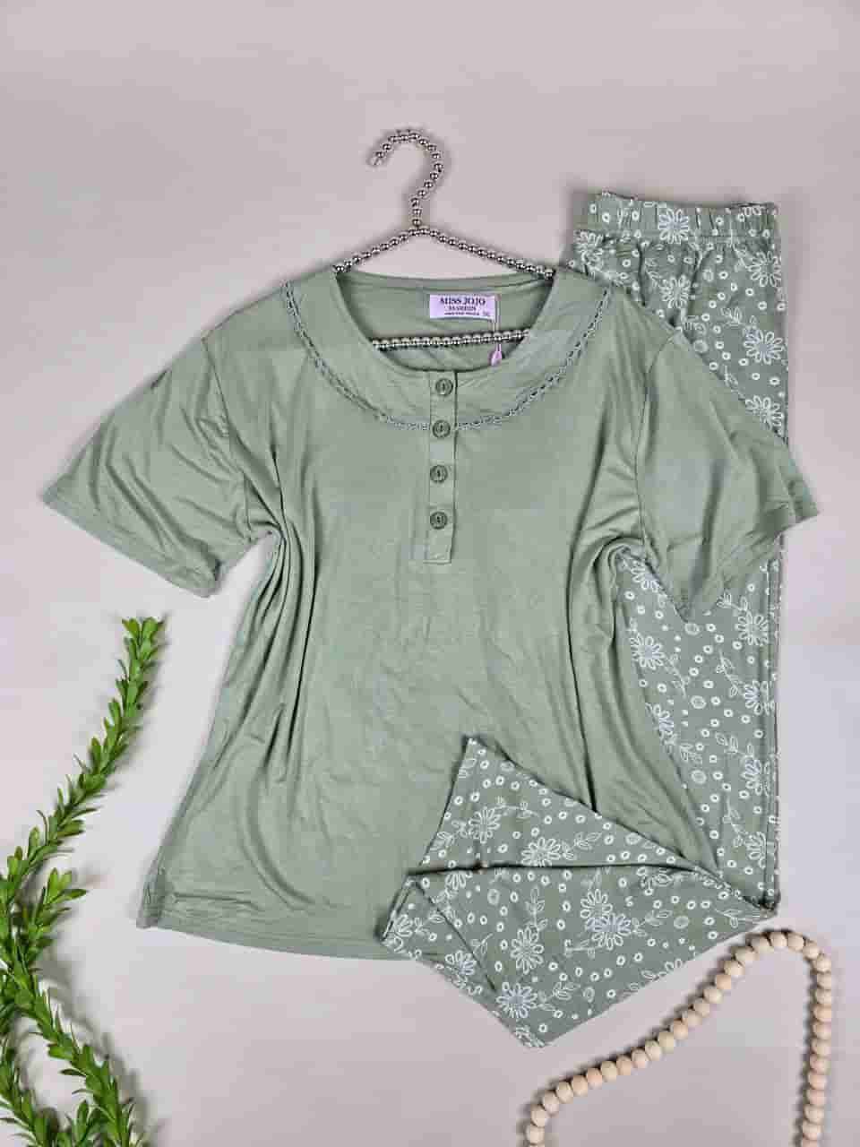 بجامة ستاتي B03 - Color اخضر 