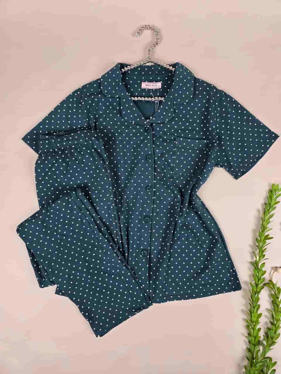 بجامة ستاتي D057 - Color اخضر 