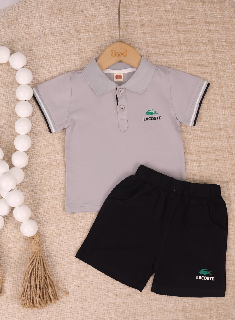 بدلة LACOSTE  - Color رمادي 
