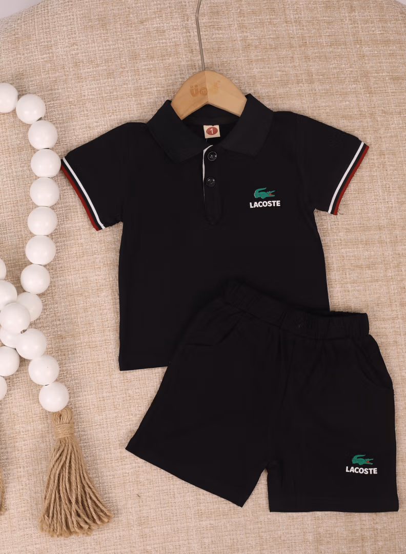 بدلة LACOSTE  - Color أسود 