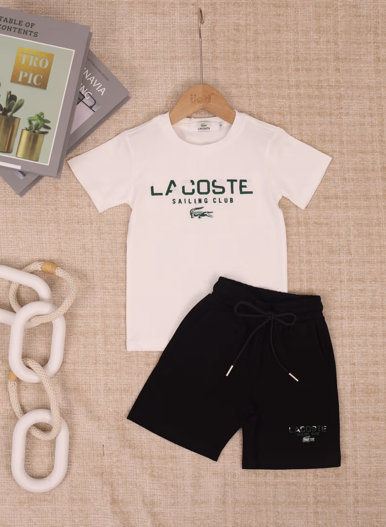 بدلة LACOSTE 2423 - Color ابيض 