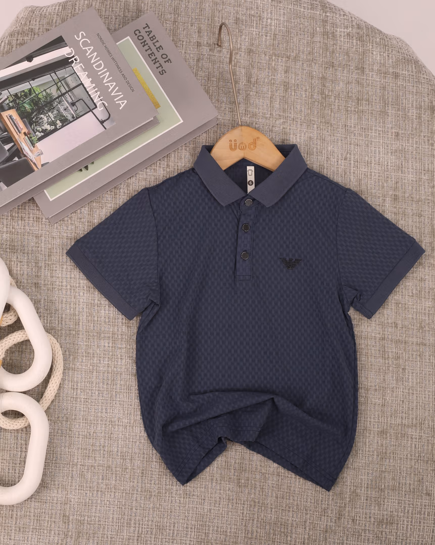 بلوزة ولادي ARMANI  - Color رمادي 