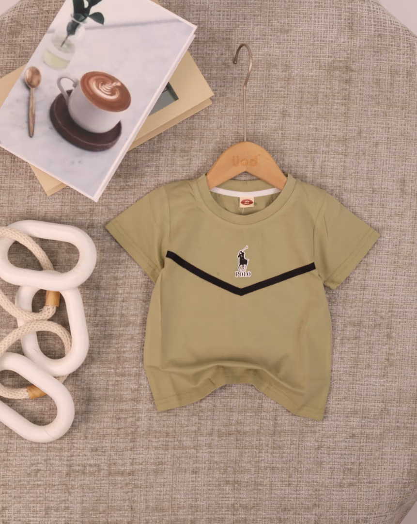 بلوزة ولادي  polo 01 - Color أخضر 