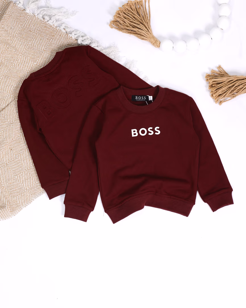 بلوزة BOSS  - Color خمري 