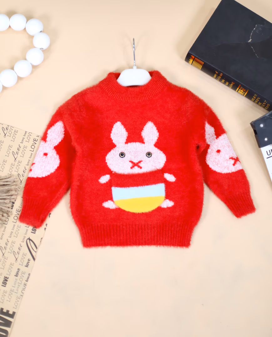 بلوزة RABBIT  - Color احمر 