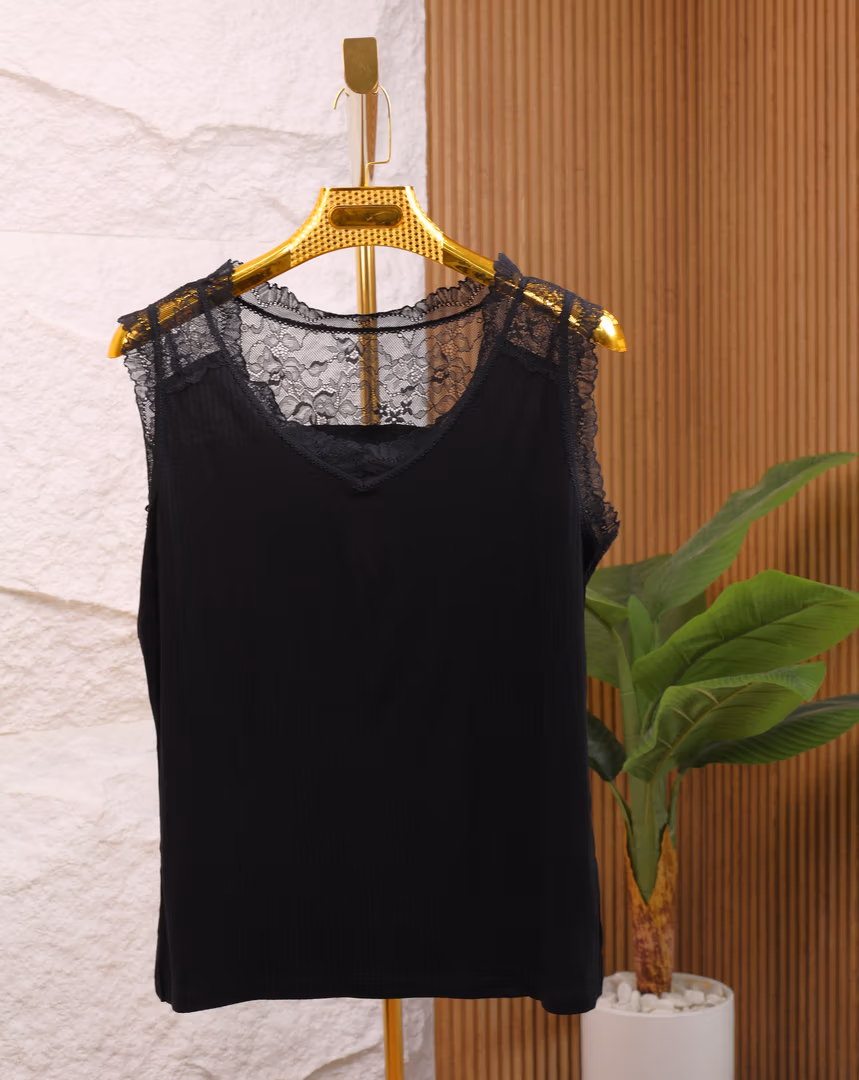 شباح ستاتي قطني 2136 - Color اسود