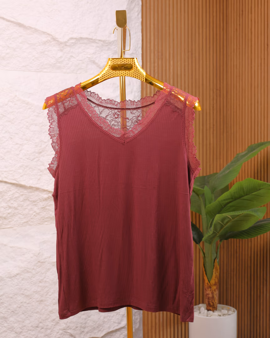 شباح ستاتي قطني 2136 - Color خمري