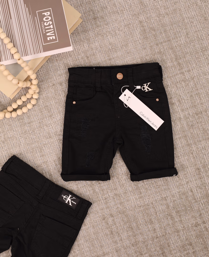 شرط calvin klein مزع  - Color أسود 
