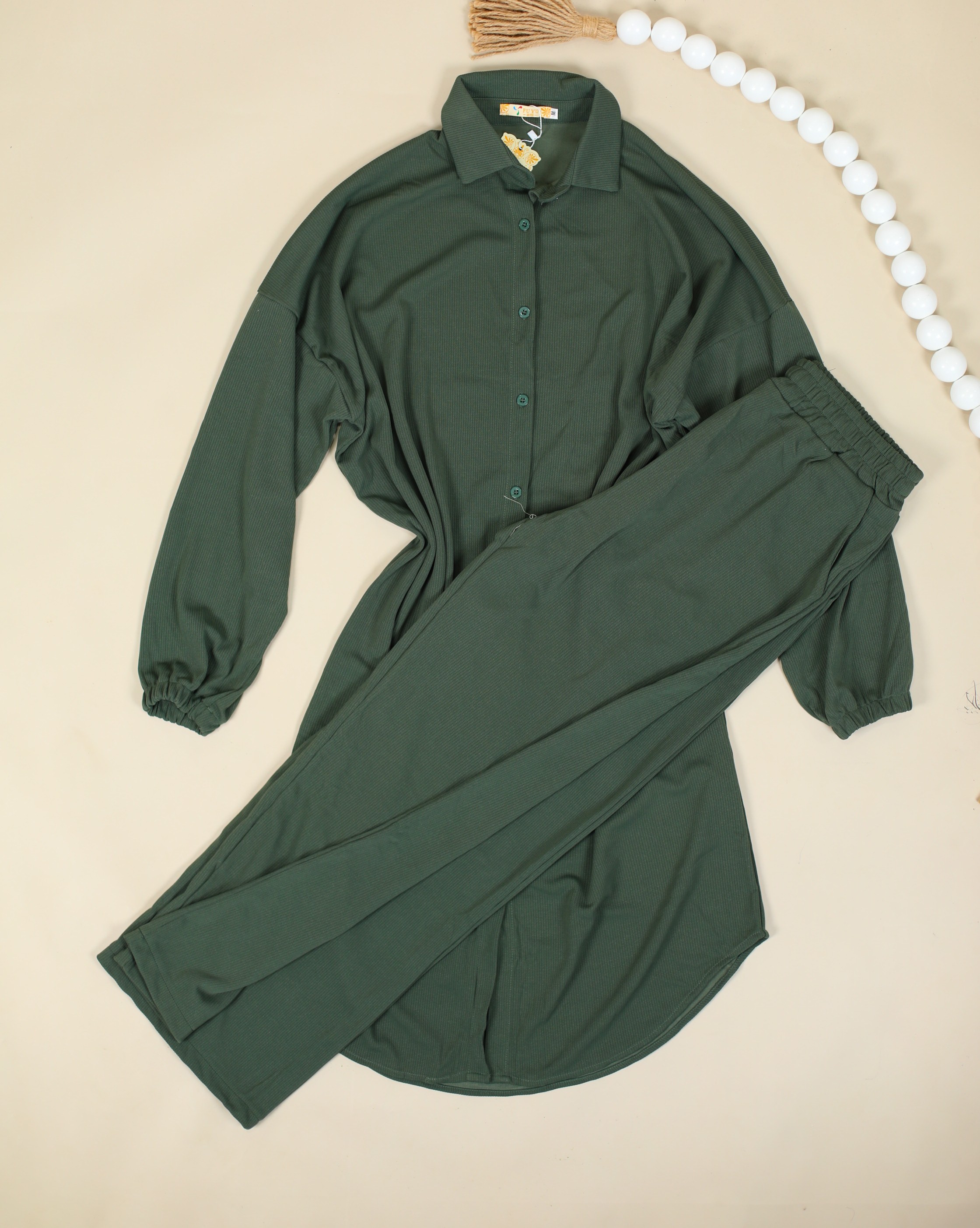 طقم ستاتي 009 - Color اخضر 