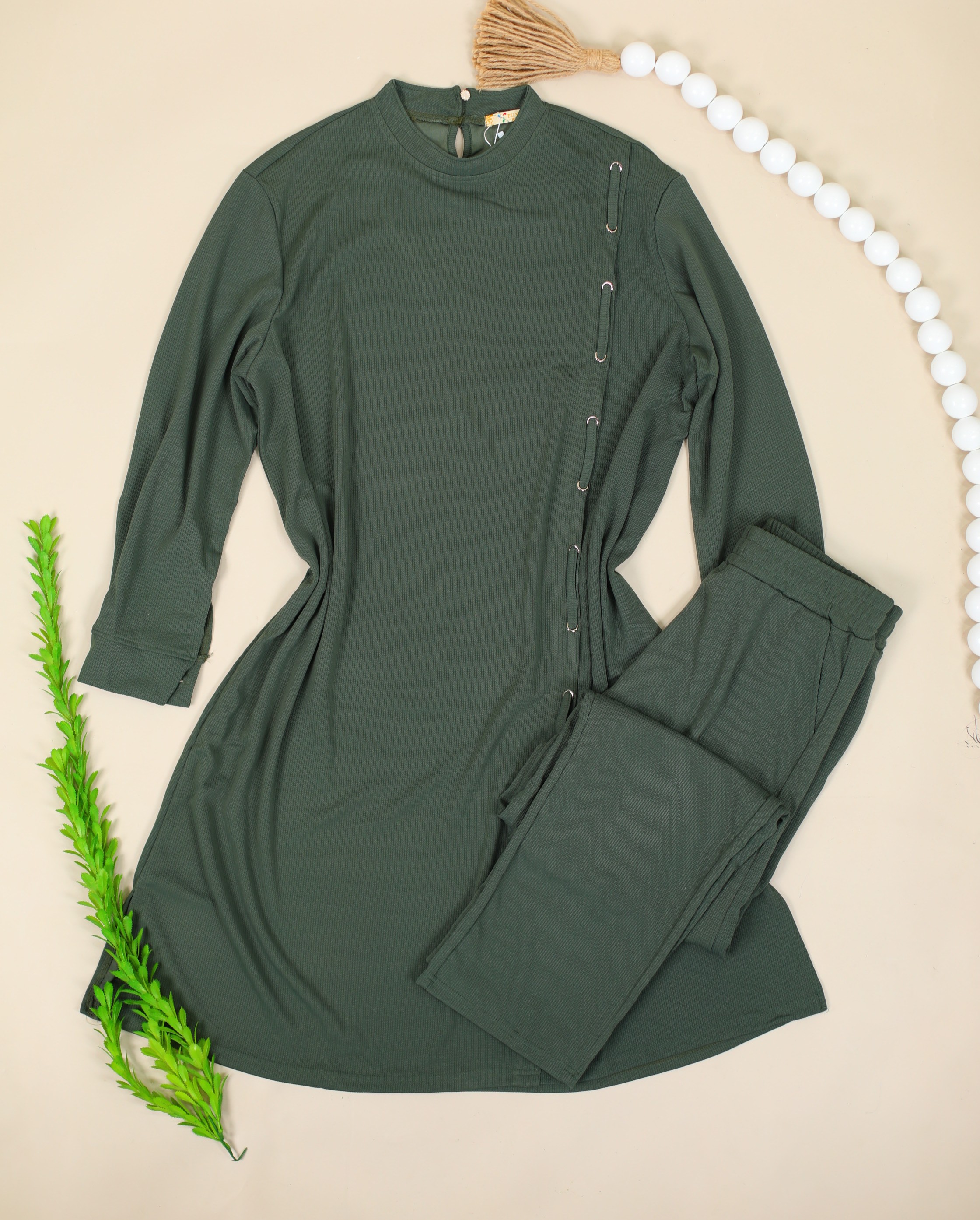 طقم ستاتي 111 - Color اخضر