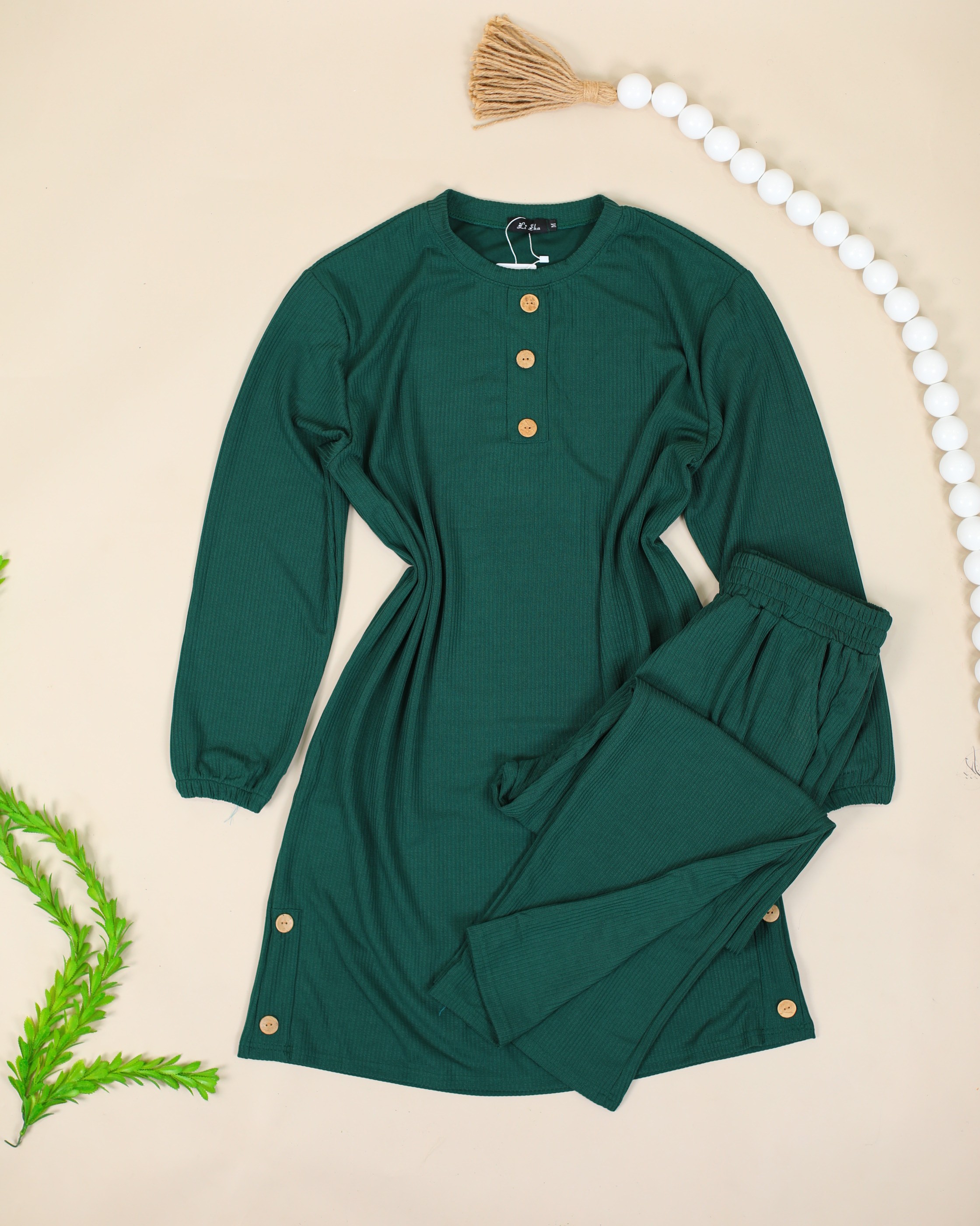 طقم ستاتي 312 - Color اخضر 