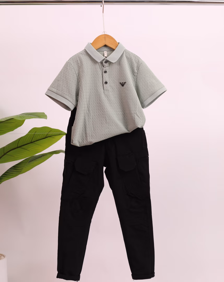 طقم 511 موديل 01 - Color تركواز مع أسود 