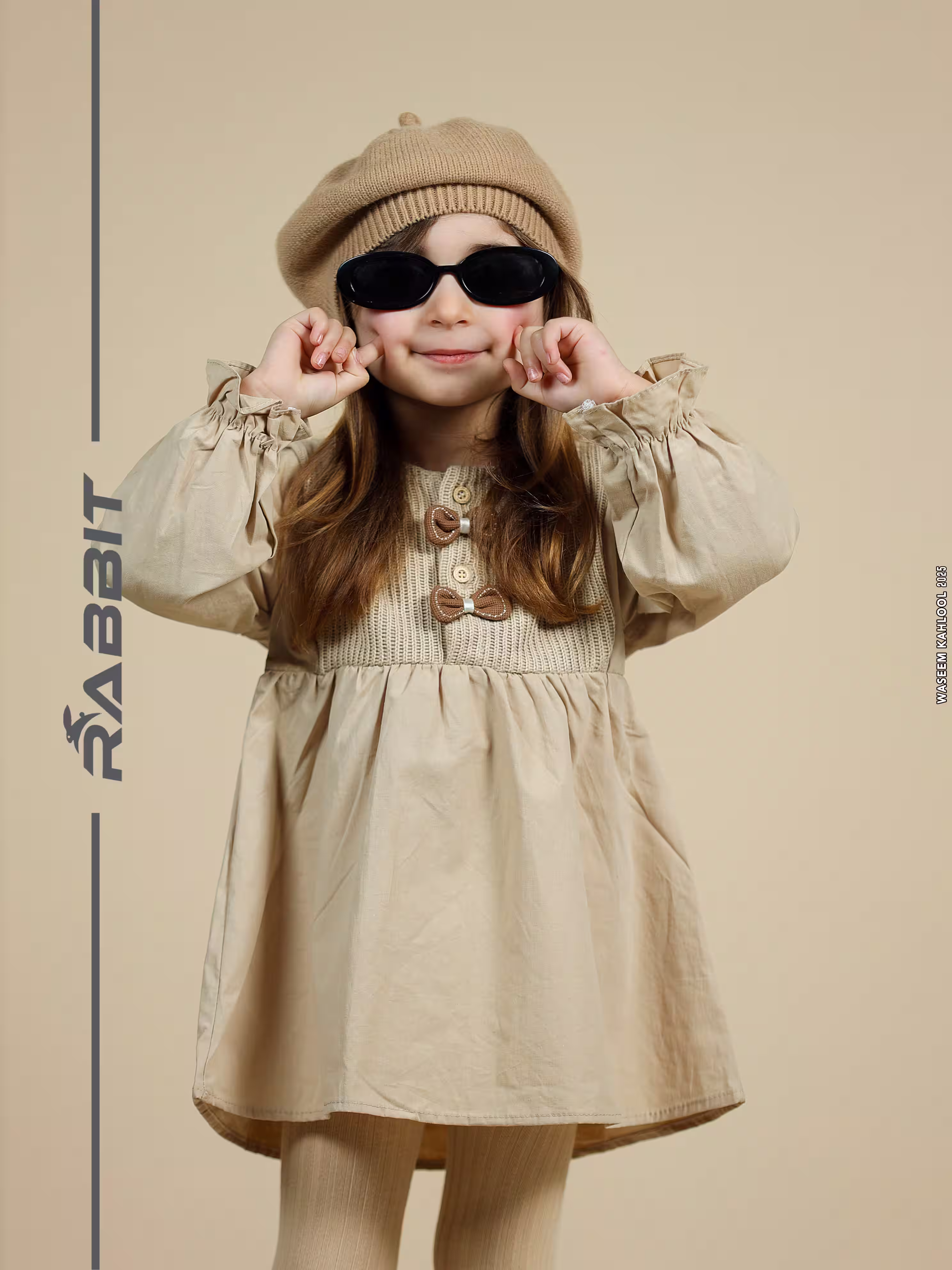 فستان بناتي 05 - Color بيج