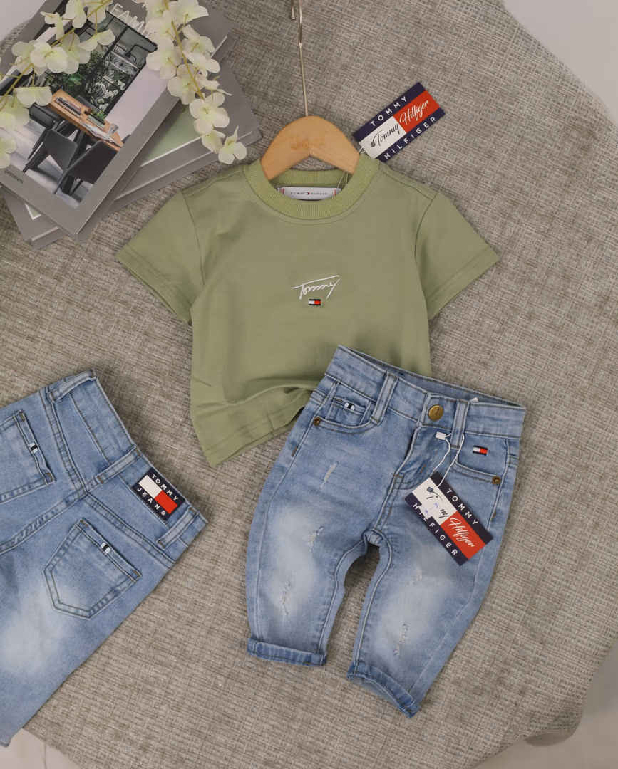  طقم تومي 02 - Color أخضر 