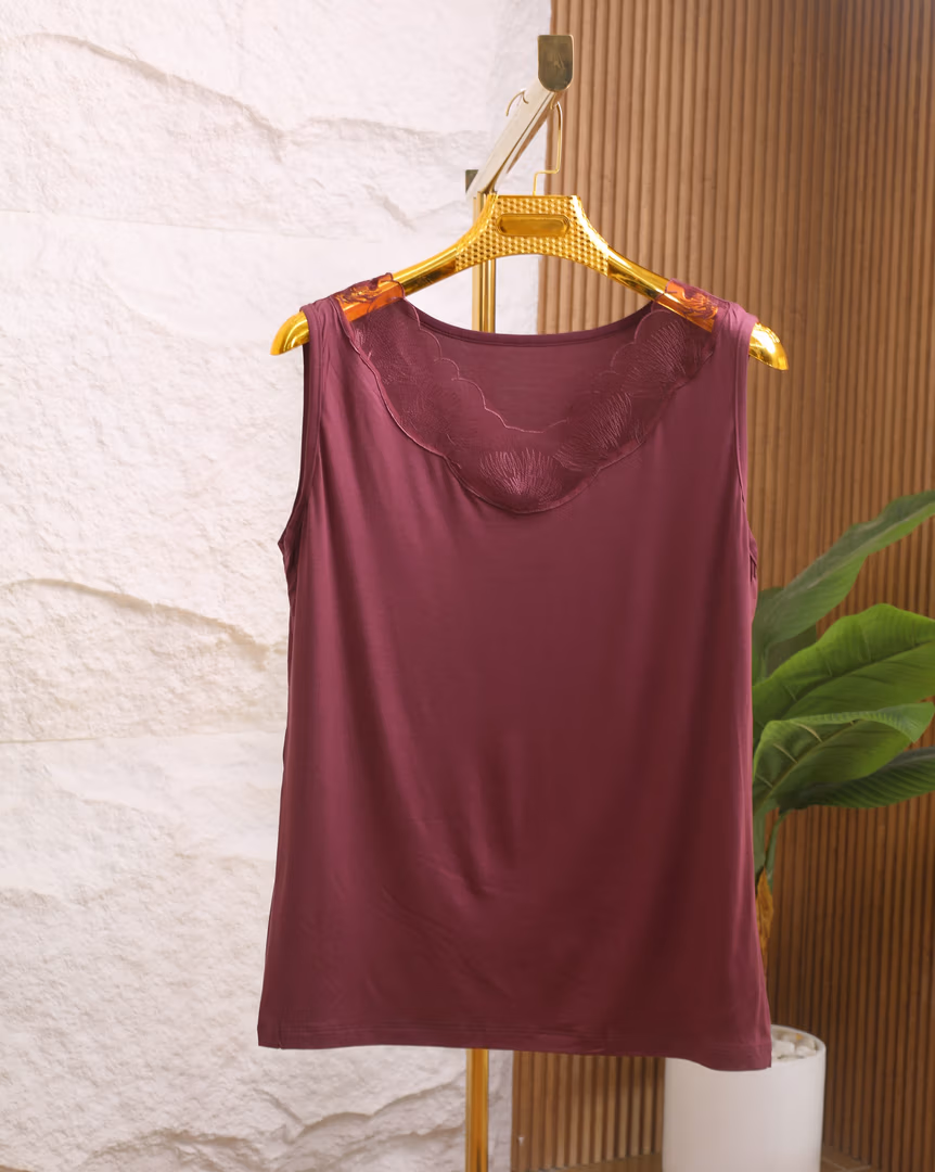  2177شباح ستاتي قطني - Color خمري