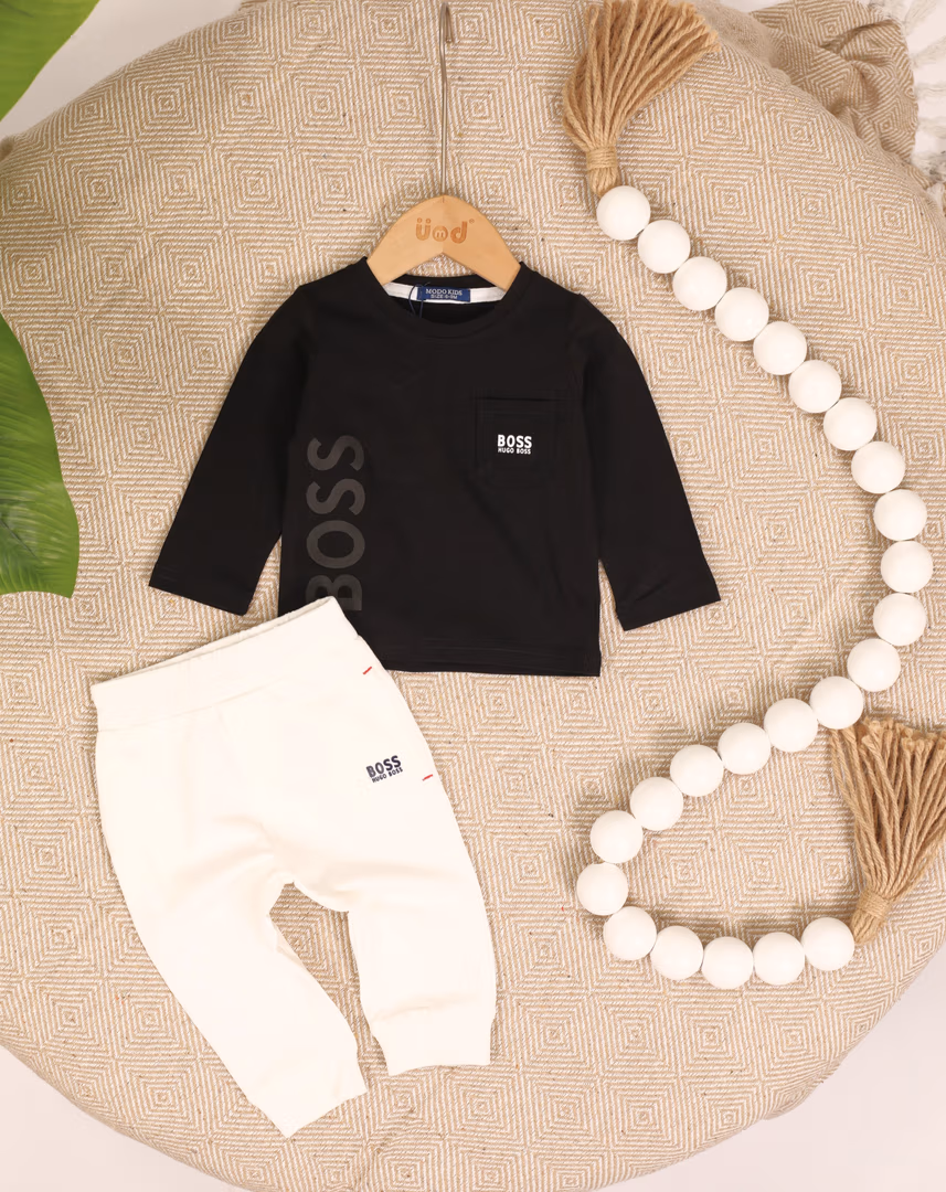 boss 62499 - Color اسود مع ابيض 